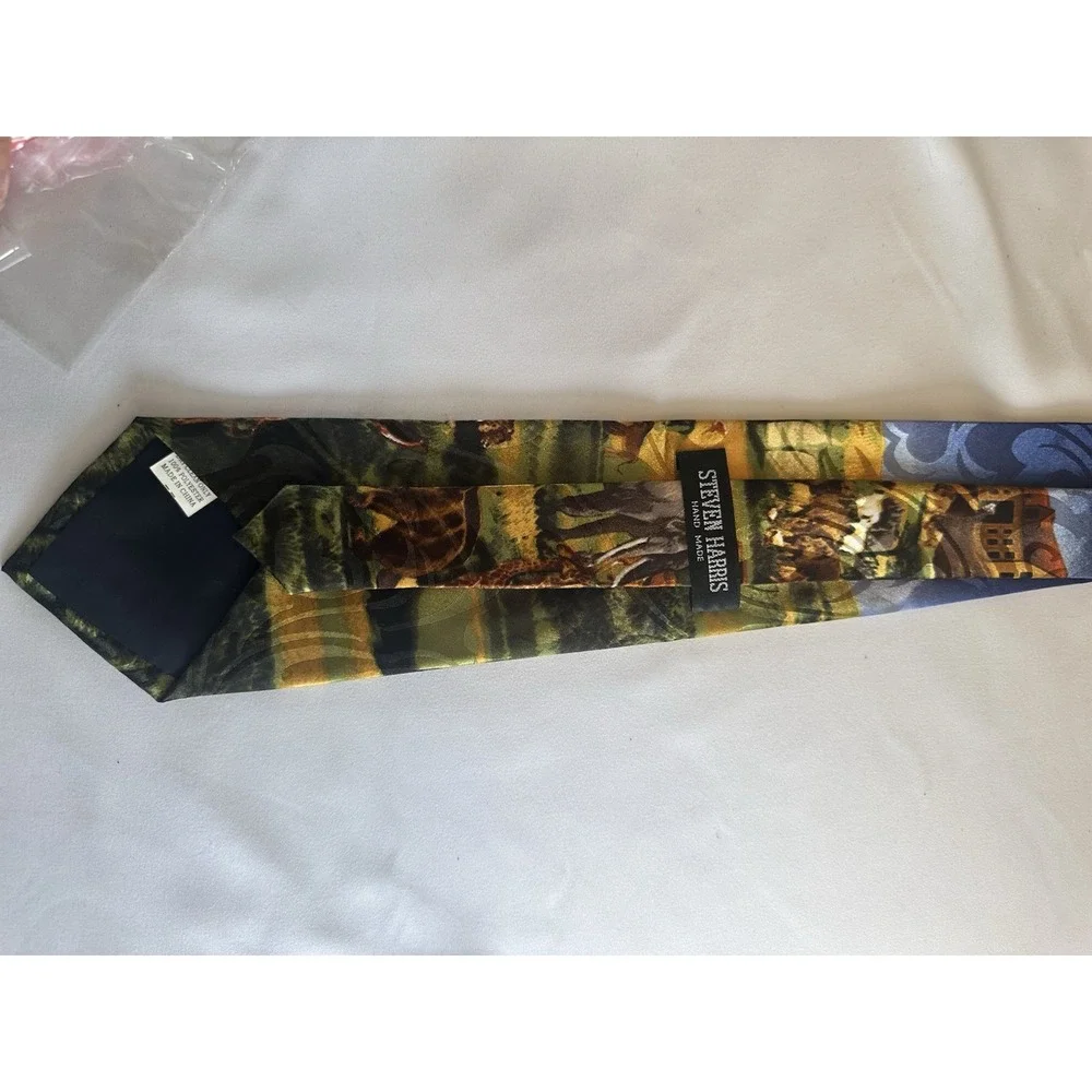Steve‎ Harris Noah's Ark Religious Christian Novelty Necktie
